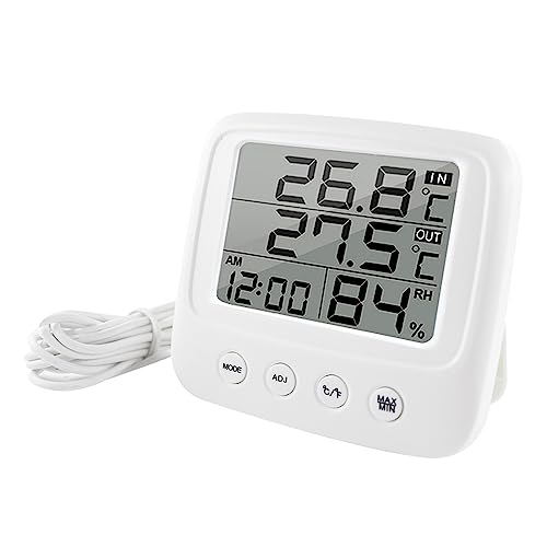 デジタル LCD 屋内便利な温度センサー湿度計温度計湿度計ゲージ(E0828A)