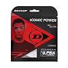 Dunlop Sports Iconic Power Squash String, 18G, Black, 32' Set
