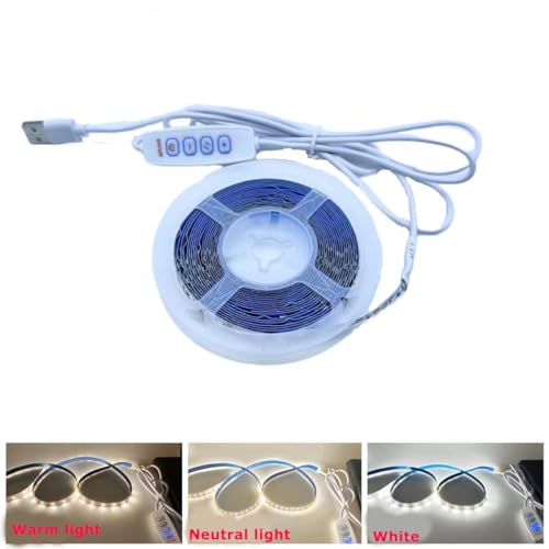 Tira LED flexible 5V USB 16.4ft 600 LEDs regulable miniatura 7