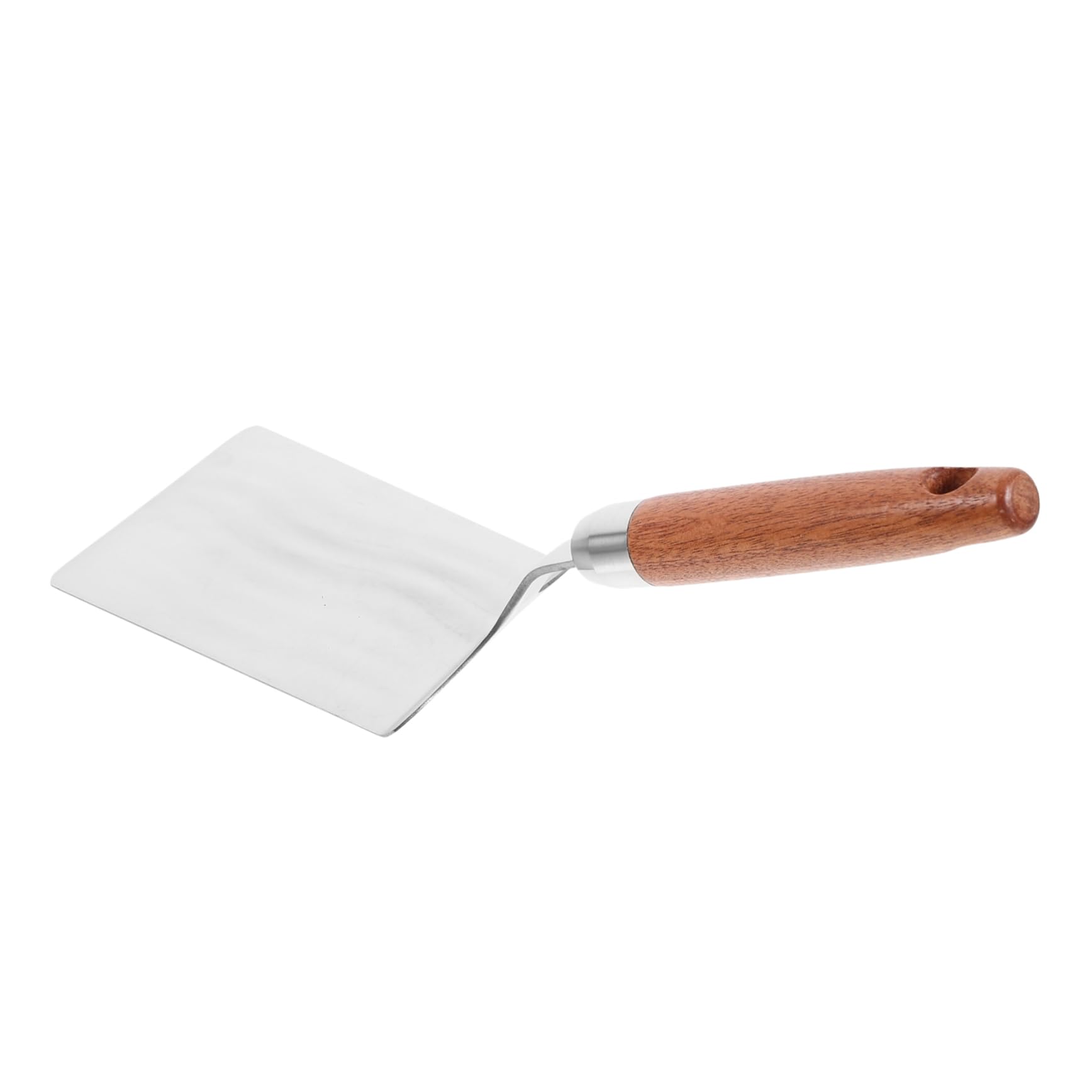 5piezas Espátula De Cocina De Acero Inoxidable Mango Para Asar Utensilio De Barbacoa y Freír Para Cocinas Profesionales y Caseras