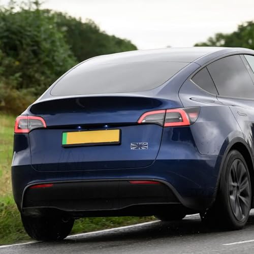 Image of Time Space Tunnel Emblem Badge Stickers for Tesla Tesla Model 3 Y X S Cybertruck Semi Roadster, Performance Edition Ludicrous Decal for Tesla Car Rear Trunk Boot Lid Exterior Decorative Accessories