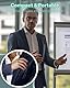 Uniclife 2er-Pack ausziehbare Zeigestöcke für Lehrer Teleskop Zeigestock für Whiteboards mit Lanyards & Ersatz Filzköpfen Ausziehbarer Präsentationsstab für Lehrer Trainer & Moderatoren bis 100 cm