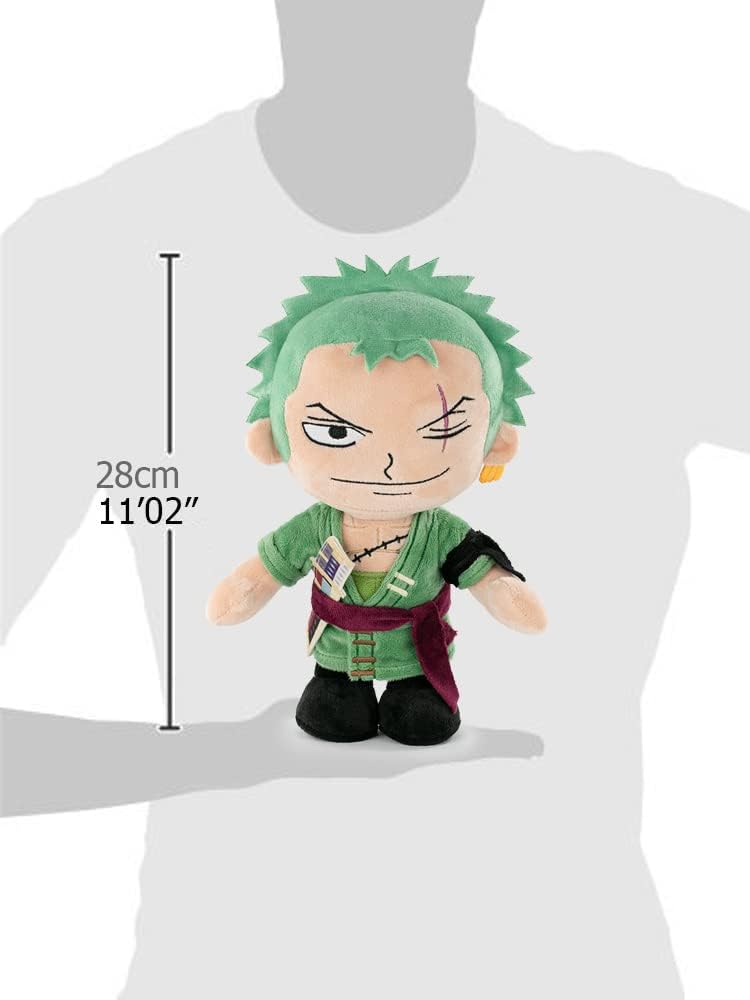 One Piece - One Piece Character Plush - 28 cm - Luffy, Sanji, Roronoa Zoro,Shanks - Super Soft Quality