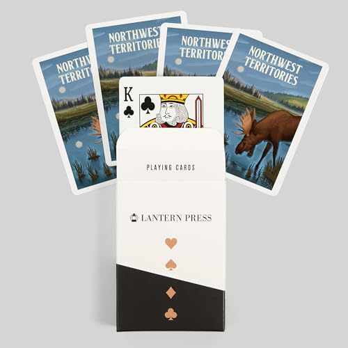 Lantern Press Naipes Póker 52 Cartas Lago Reflejo miniatura 6