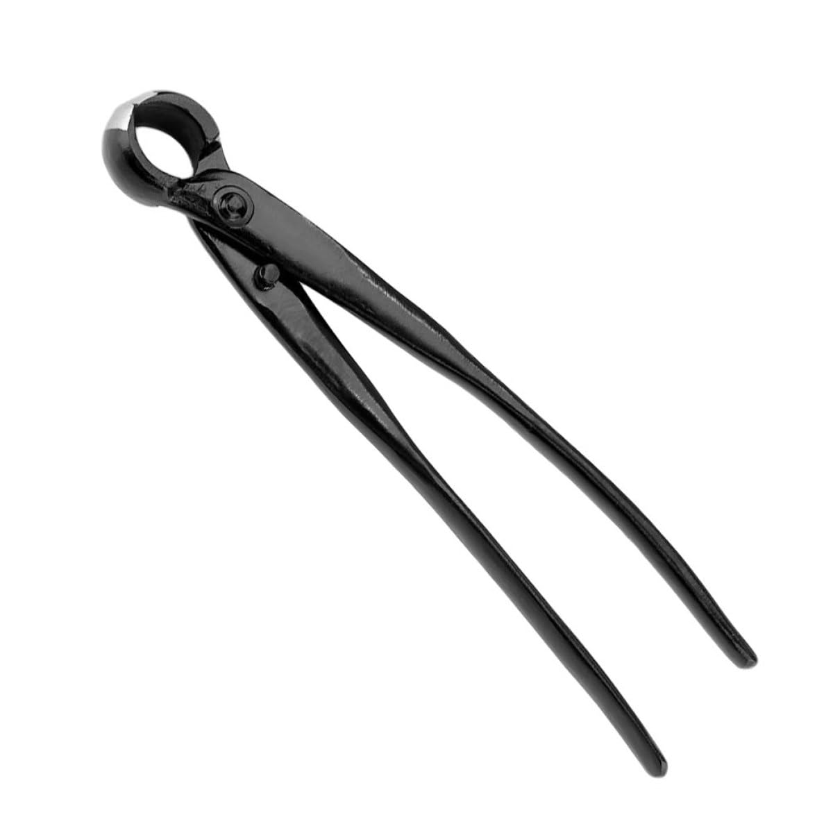 Cortador Cóncavo Circular de acero al carbono negro para bonsái