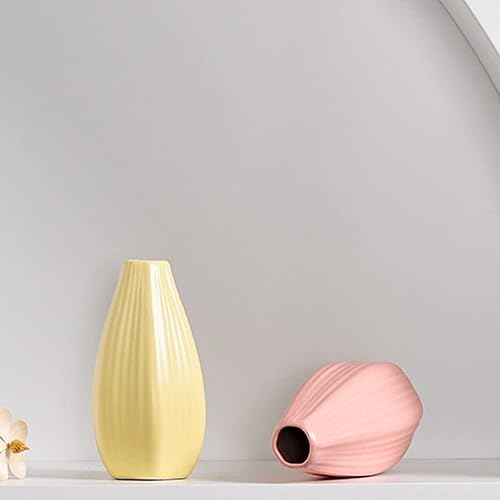 Miniatura 4 de Jarrones pequeños de lujo, mini jarrones de cerámica para aromaterapiabotella de aromaterapia de escritorio, florero de arte, maceta, micro jarrones