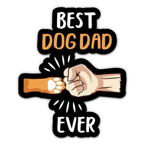 Sticker Mine Best Dog Dad Ever Sticker