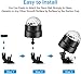 Disco Ball Party Lights Portable Rotating Lights Sound Activated LED Strobe Light 7 Color with Remote and USB Plug in for Car Home Room Parties Kids Birthday Dance Wedding Show Club Pub Xmas (2 Pack)