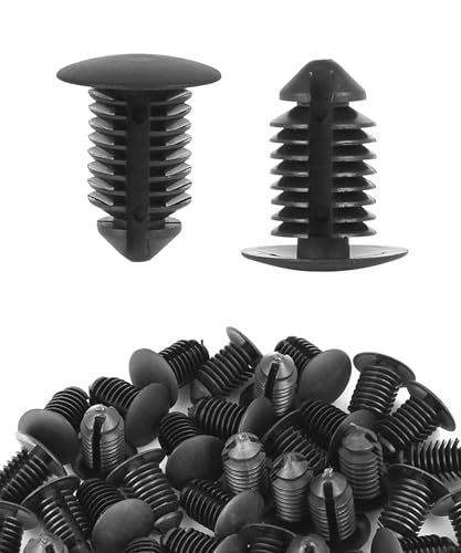 Flaconi 40PCS Rivetti in Plastica per Auto,Clip Fissaggio Auto,Rivetti Plastica per Auto,Adatto per Pannelli di Porte,Forcella del Radiatore,Parafanghi