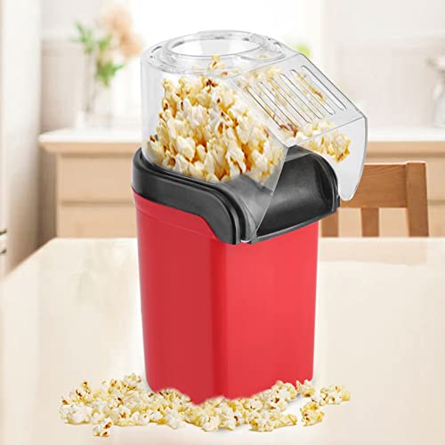 Home Use Popcorn Maker, Hot Air Popcorn Popper, 1100-1200W Mini Electric Popcorn Maker With Removable Top Cover Home Use Automatic Machine 110V Us Plug #TOP2