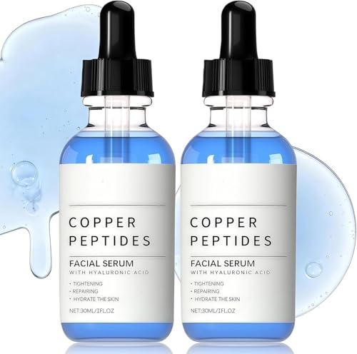 GHK-Cu Anti-Aging Essence, con ácido hialurónico, reduce las líneas de expresión y arrugas, mejorando la elasticidad y suavidad de la piel.