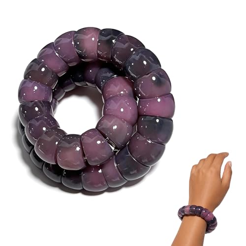 Image of Natural Bodhi Seed Bracelets Anxiety Fidget Bracelets Anxiety Relief Items Protection Healing Stretch Bodhi Fidget Bracelet for Women Men