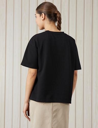 Image of Amazon Brand - Symbol Women's Oversized Textured T-Shirt | Seersucker (Available in Plus Sizes)