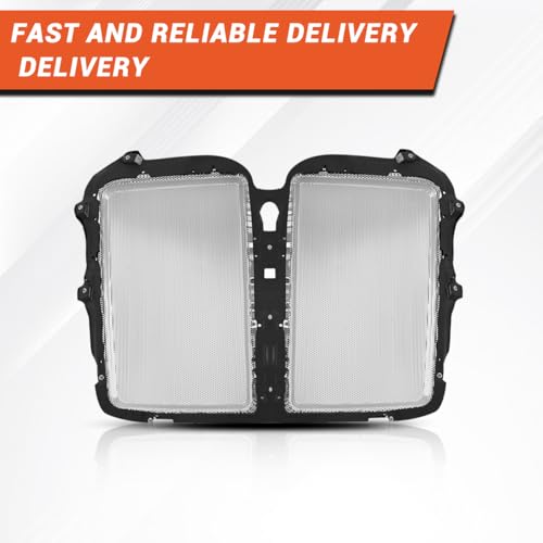 Image of Grille Insert for Kenworth T680 2015-2022 [w /Screen Bracket] Iron Net OE Replacement Kenworth T680 Front Grill