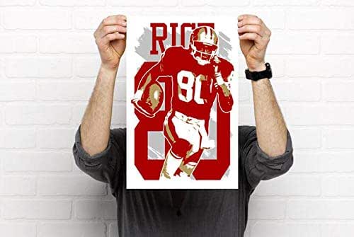 Amazon.com: Jerry Rice Poster - Jerry Rice Artwork - Jerry Rice Print ...