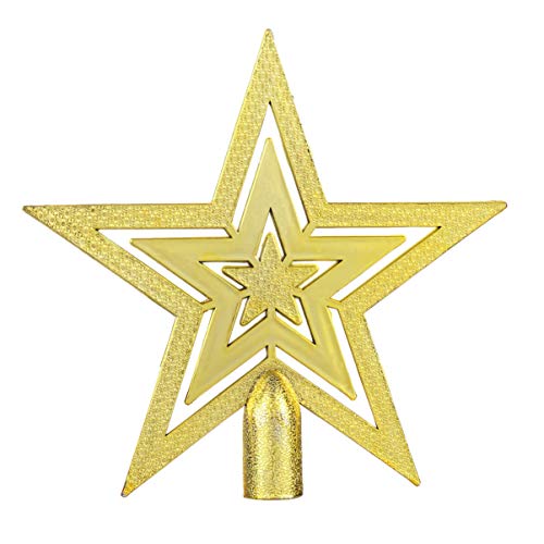Topo de Árvore de Natal BESTOYARD Topper de Árvore de Natal Decoração de Estrelas de Árvore de Natal
