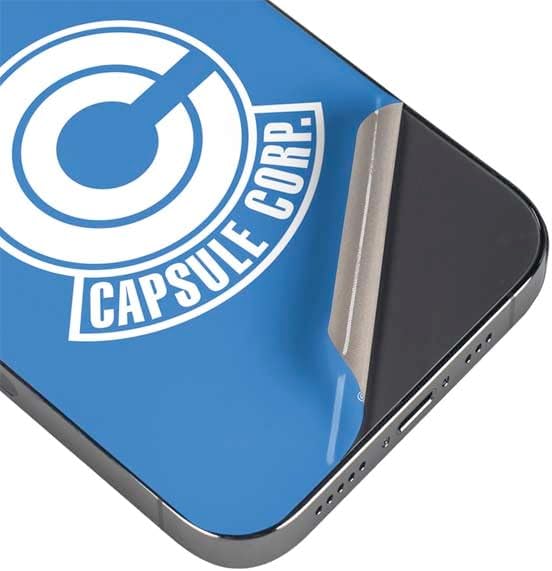 Vista 89 de Skinit Calcomanía para iPhone 14 Pro Max, diseño oficial de Dragon Ball Z Goku Iconic Kanji Symbol Naranja