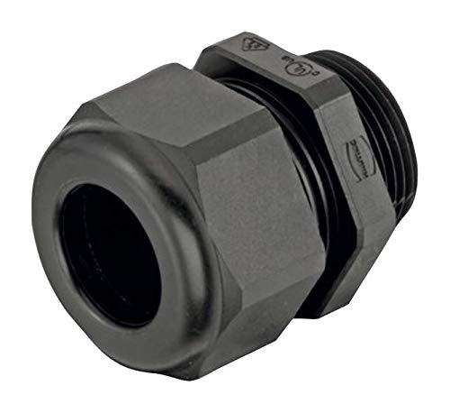 19000005188 - Cable Gland, Han CGM-P Series, M40, Nylon (Polyamide), Black, 20 mm, 26 mm