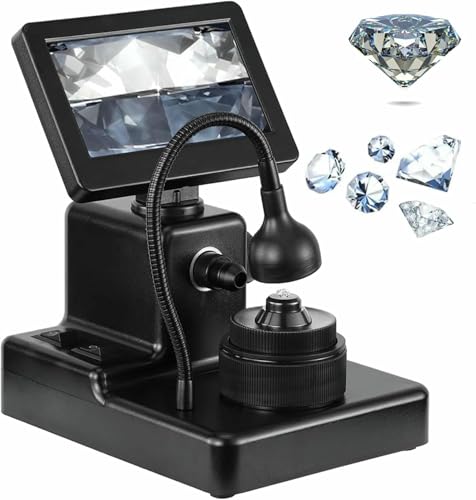 Microscope numérique LCD 50x-1000x avec éclairage LED pour contrôle précis de diamant - 2