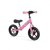 Baroni Toys Bici Senza Pedali per Bambini dai 3 Anni, Balanced Bike con Manubrio e Sellino Regolabili, Ruote Tassellate Antiscivolo, Portata 45kg, Ideale per Equilibrio e Coordinazione (Rosa)