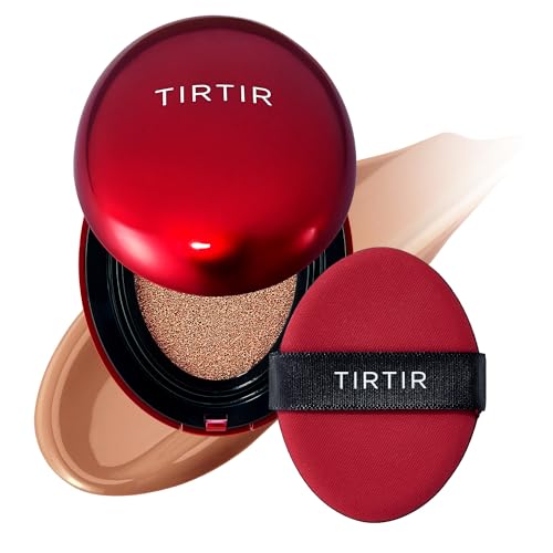 Image of TIRTIR Mask Fit Red Cushion Foundation | Full coverage, Skin fit, Satin Glow Finish | Korean Cushion Foundation #34C AMBER | 4.5g