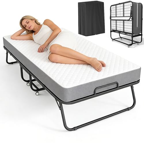 Suncrown Folding Bed for Adults with Memory Foam Mattress