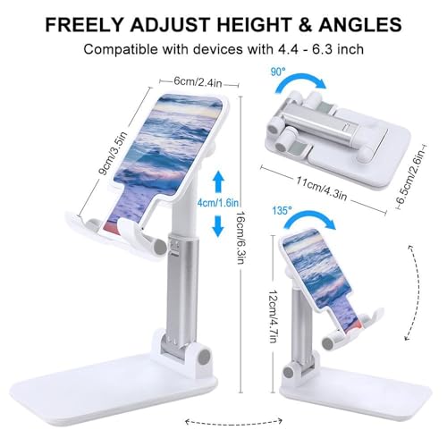 Support de téléphone portable réglable bureau et smartphone compatible iPhone 15 16 Pro Max - 2