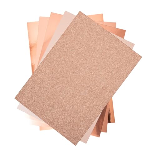 Sizzix Rose Gold, Surfacez, Surfaces-Opulent Cardstock , 50 Pack
