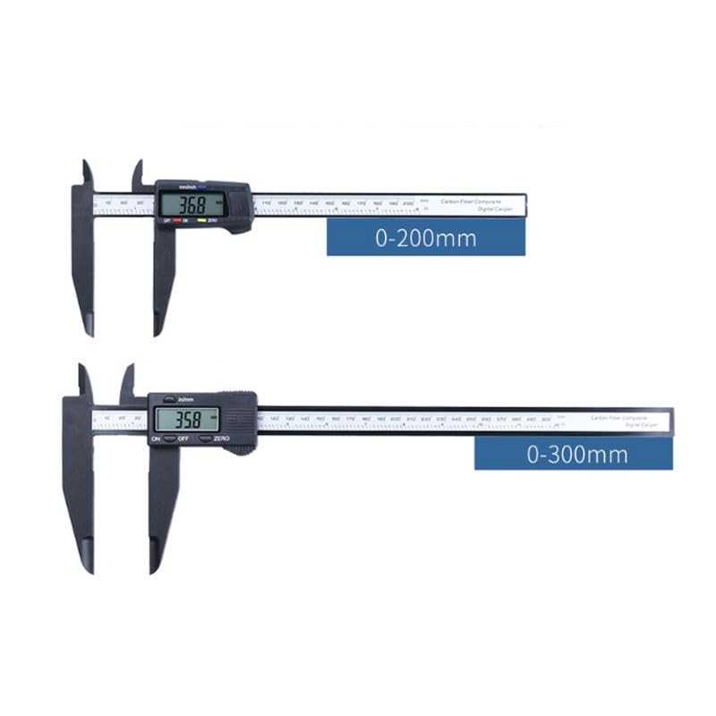 Digital Vernier Caliper 0-200 300mm | Alloy ABS Caliper for Measuring Inner Outer Diameters