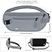 Money Belt for Travel Hidden Travel Pouch Women Men Hidden Rfid Passport Holder for Travel (Grey)
