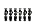 Grams Performance 90-96 Nissan 300Z Z32 Top Feed Only 11mm 1150cc Injector Kit G2-1150-0702