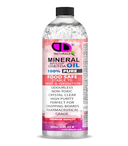 Aceite mineral puro de alta calidad apto para alimentos, aceite para tabla de cortar, tabla de cortar, encimera, bloques de carnicero, encimeras, madera, pizarra, piedra, insípido, inodoro y