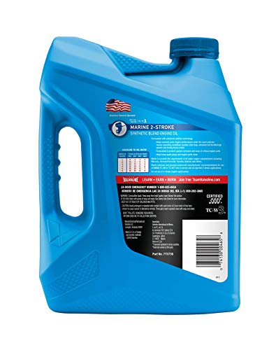 Image of Valvoline 2-Stroke Marine TCW-3 Motor Oil 1 Gallon