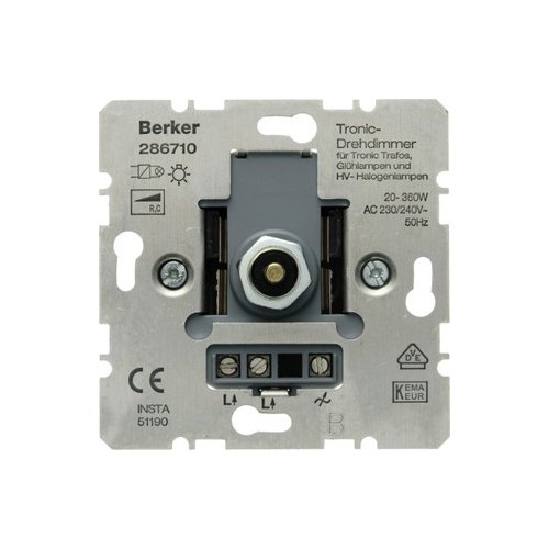 Berker 286710 Tronic-Drehdimmer Haus