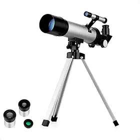 Telescópio Astronômico F36050 – Luneta Profissional com Tripé Estável, Portátil e Fácil de Usar – Ideal para Observação de Estrelas, Planetas e Céu Noturno