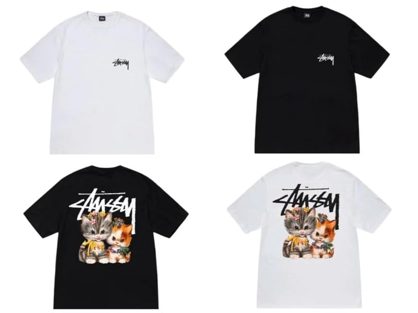 Amazon | [FGVGWRGV] 子猫猫プリントハイストリートファッション
