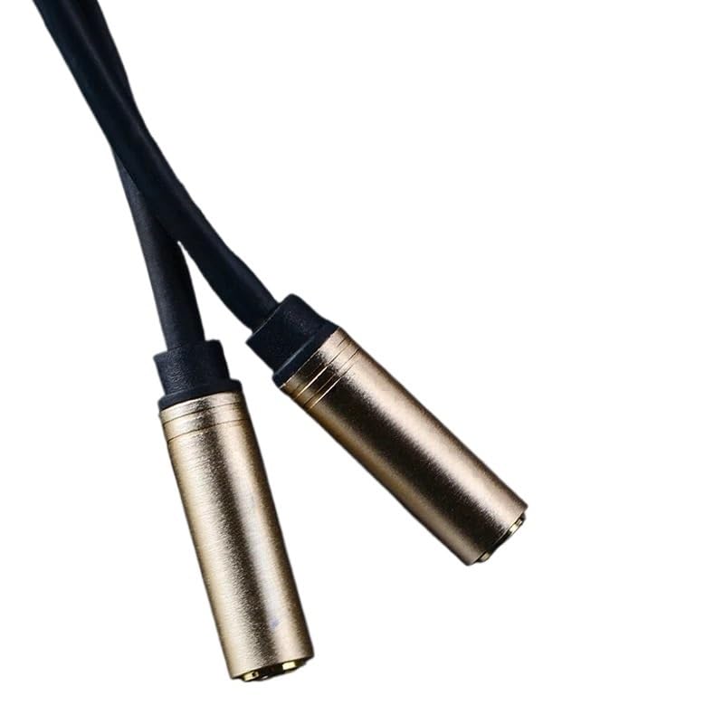 Cable de extensión audio Jack 3.5mm hembra a hembra miniatura 4