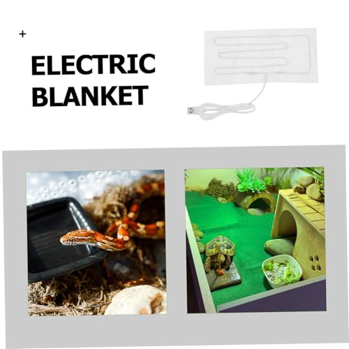 Alfombrilla eléctrica de calefacción compacta para reptiles y mascotas miniatura 7