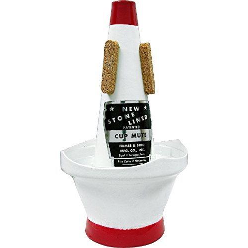 Humes & Berg Mute New Stone Lined Cup 102 Trumpet, white, Trompete - Image 2