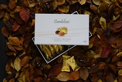 Cardelion Marron Glace - Kandierte Kastanien, besondere Anlässe Geeignet für alle Jahreszeiten (360 Gram 12.6 oz, 20 Pieces)