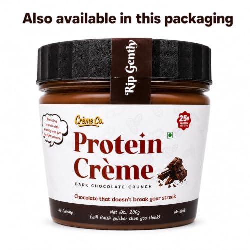 Image of CREME CO. Dark Chocolate Crunch Gourmet Protein Creme - 200G
