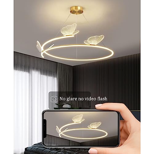 Lustre LED rond à intensité variable moderne pour salle à manger - 3