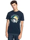 Siebdruck auf der Brust Quiksilver™ Ocean of Night Tshirt for Men Tshirt Männer XL Blau