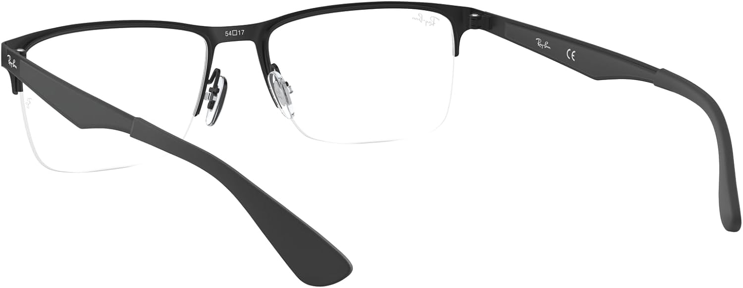 Ray-Ban Unisex Rx6335 Rectangular Prescription Eyeglass Frames - Image 6