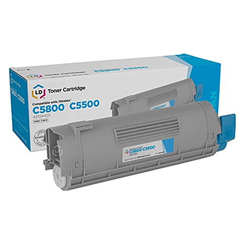 LD Compatible Toner Cartridge Replacement for Okidata 43324403 Type C8 High Yield (Cyan) LD Compatible Toner Cartridge Replacement for Okidata 43324403 Type C8 High Yield (Cyan)
