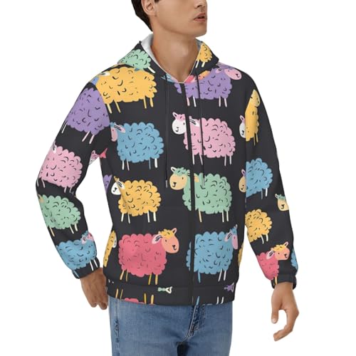 Sweat-shirt décontracté hommes col à capuche manches longues imprimé dessin animé