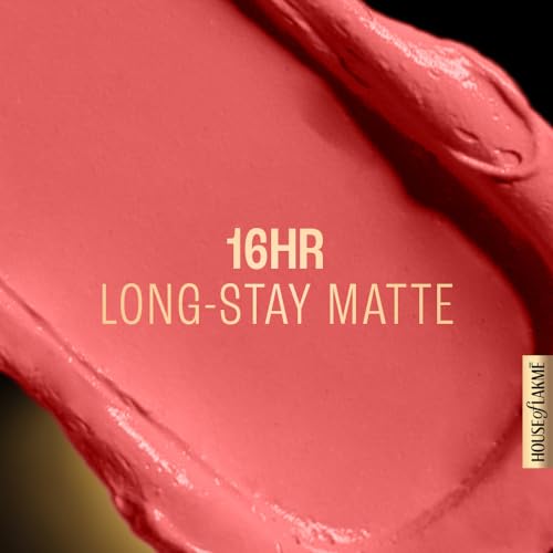Image of LAKME LAKM Lakme Forever Matte Liquid Lip Colour, Long-Lasting Lipstick, Lightweight & Transferproof, Smudgeproof - Pink Vintage 5.6ml | 6Ml (Pack of 2)