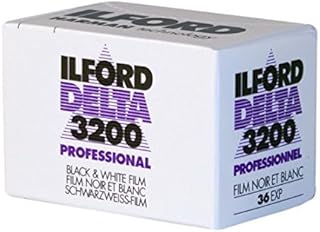Ilford 1887710 DELTA 3200 Professional, Black and White Print Film, 135 (35 mm), ISO 3200, 36 Exposures 2-Pack