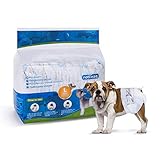 【MULTIFUNKTIONELL】 Empfohlen werden diese Hundewindeln unter anderem auch für Welpen, läufige Hündinnen, inkontinente Hunde, nervöse Hunde, bei Reisen und Erziehung.