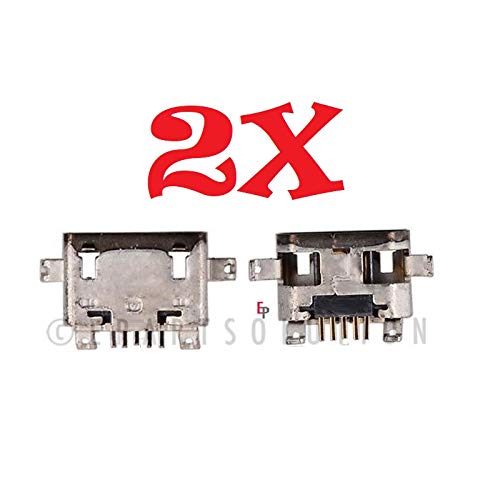 ePartSolution 2X USB Charger Charging Port Dock Connector USB Port Replacement for Motorola Moto X Pure Edition XT1575 XT1572 XT1570 USA (2pcs)